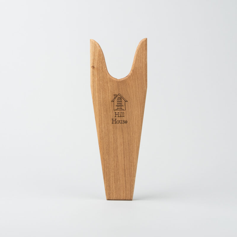 Solid Oak Personalised House Boot Jack