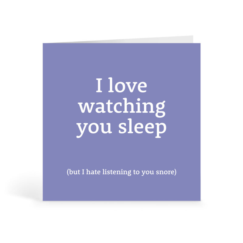 Love Card ‘Snoring’