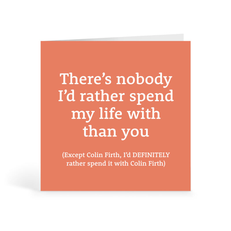 Love Card ‘Colin Firth’