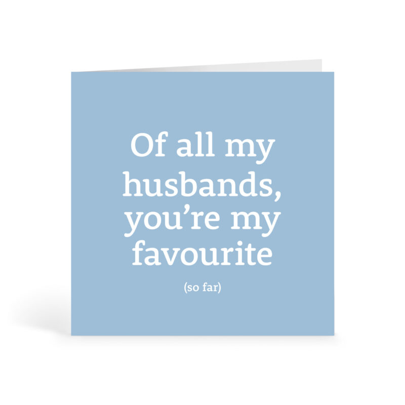 Favourite Husband Card