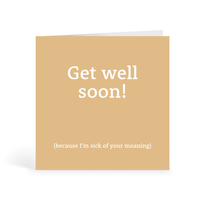 Get Well Soon Card